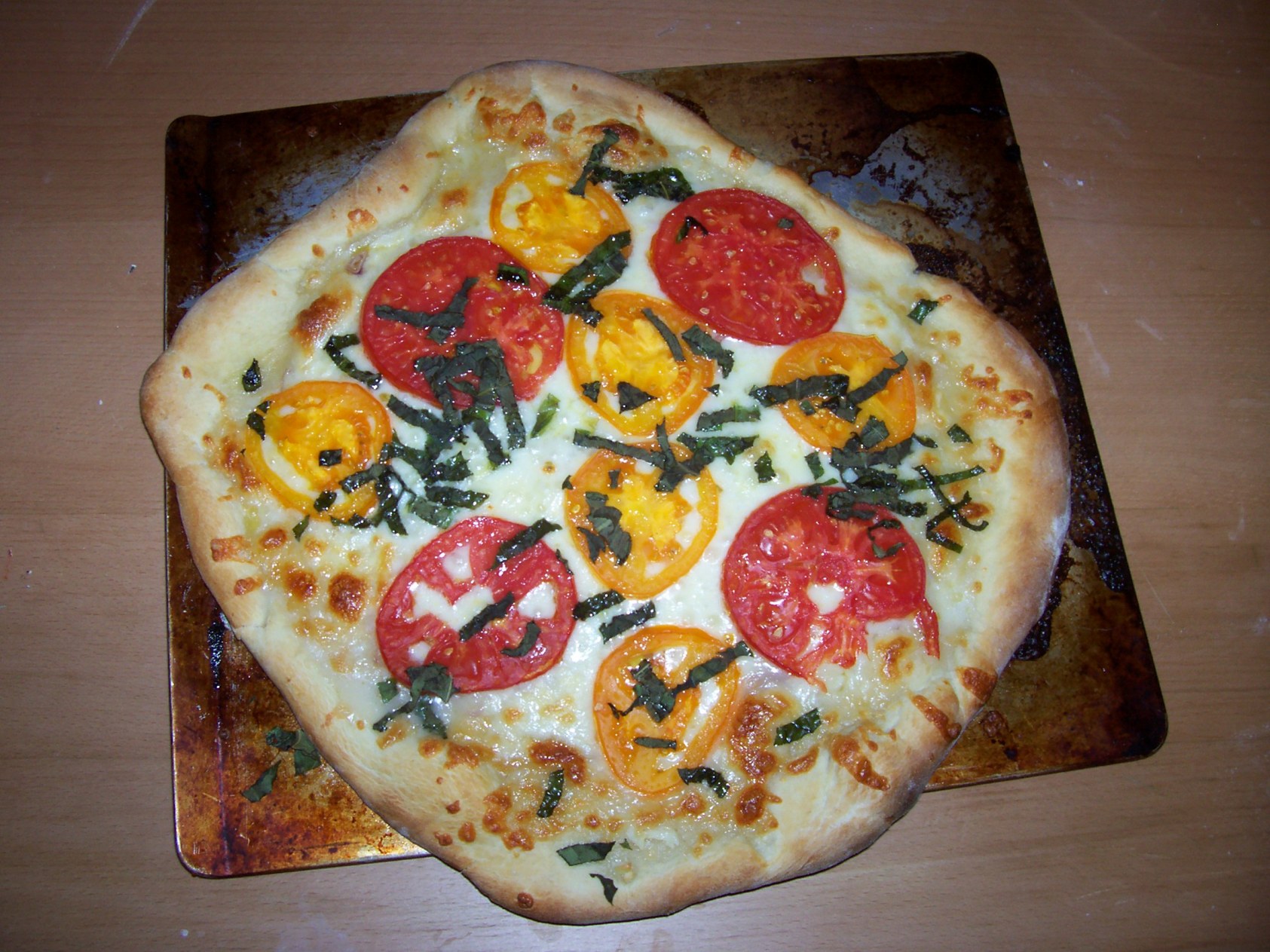 Heirloom Tomato Pizza